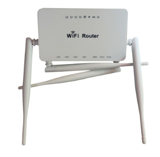 Routeurs WiFi domestiques 600Mbps 2.4G longue portée DC 9V 0.6A MTK7620N