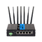 Routeur stable noir de WiFi de rail du vacarme 4G RS232 RS485 avec des ports USB