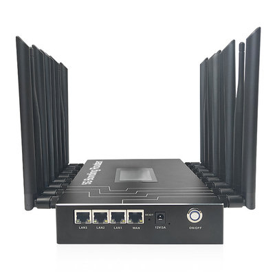 Routeur d'entreprise multi scène X5 5G WiFi 6 VPN avec 4 emplacements pour carte SIM