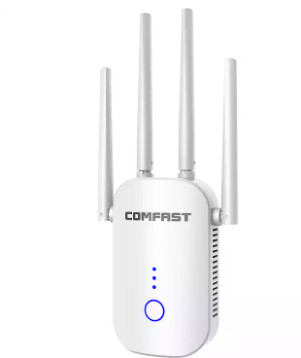 Prolongateur de gamme sans fil durable de 2.4G 5G, répéteur de signal de WiFi de 4 antennes