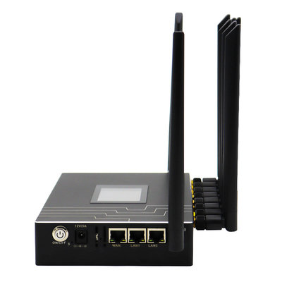 modem cellulaire industriel de CPE de C.C 12V 4G de Dual Sim 300-600mA du routeur 300Mbps