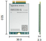 Modules sans fil de RM520N 5G IoT B46 universel LAA pour industriel